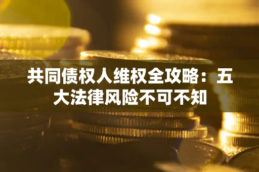北京共同债权人维权全攻略：五大法律风险不可不知