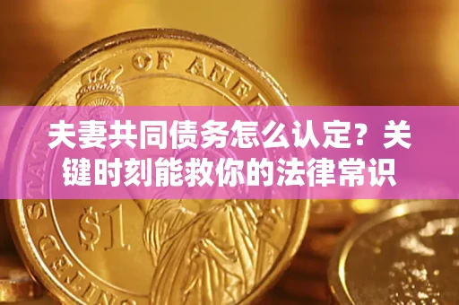 北京夫妻共同债务怎么认定？关键时刻能救你的法律常识