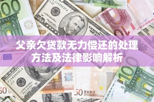 北京父亲欠贷款无力偿还的处理方法及法律影响解析