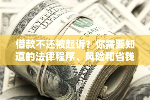 北京借款不还被起诉？你需要知道的法律程序、风险和省钱技巧