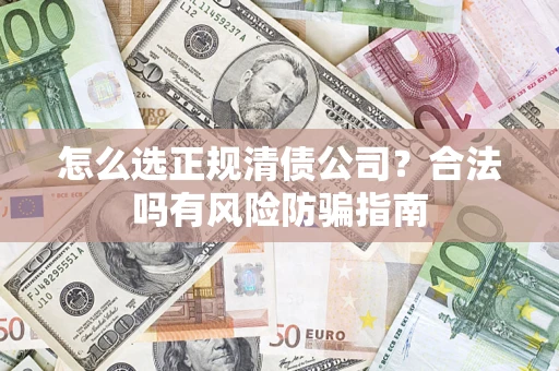 北京怎么选正规清债公司？合法吗有风险防骗指南